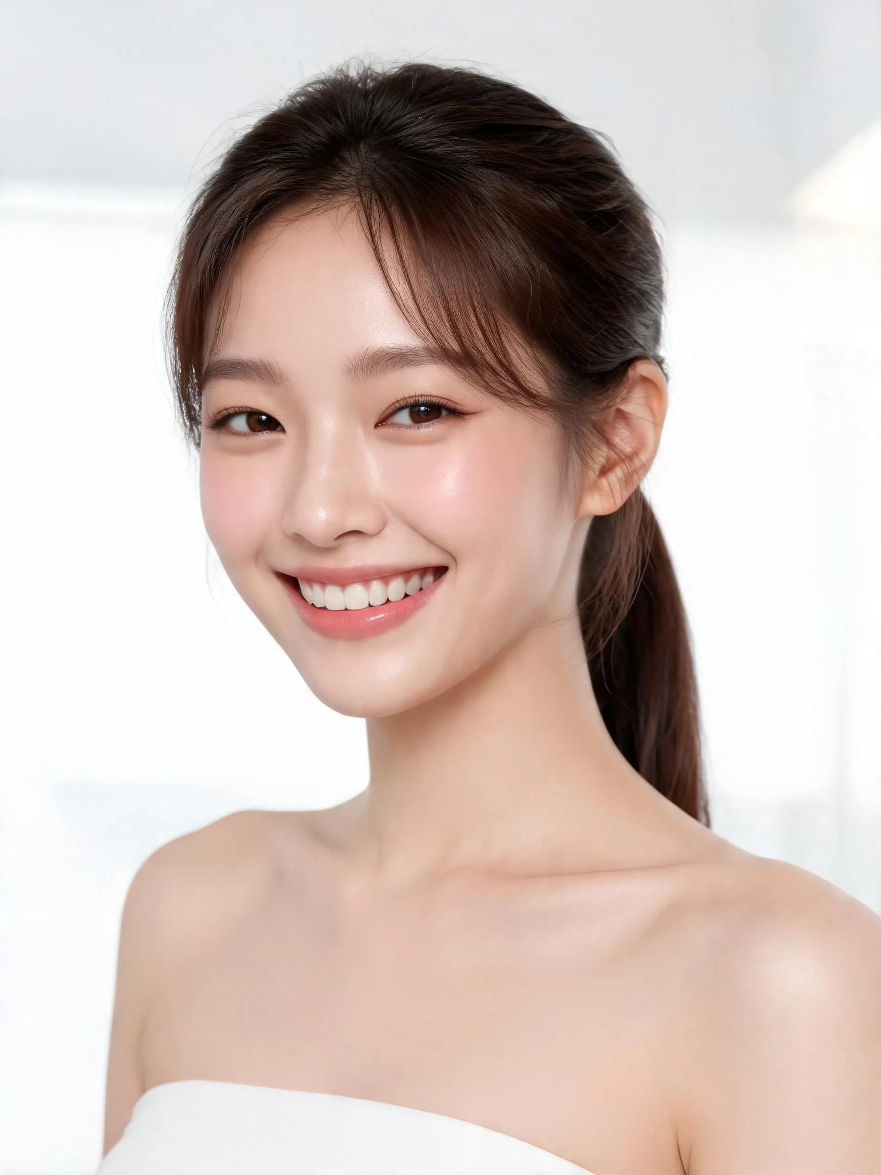 잇몸성형. 모델 연출 이미지